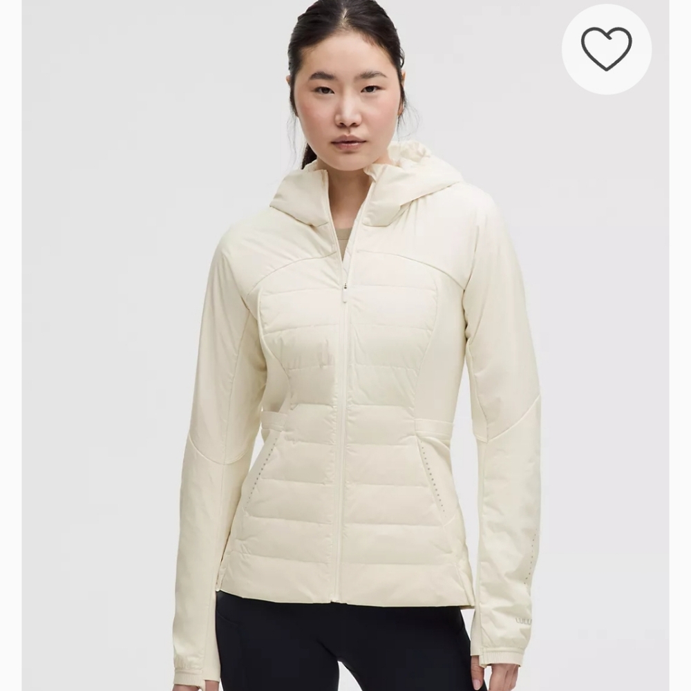 🍋 Lululemon Down For It All Zip Up With Hoodie, 4, Pale Pink
